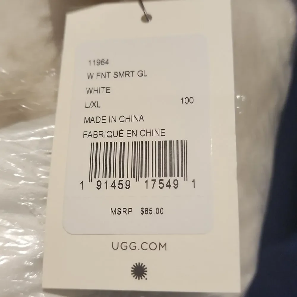 Ugg All‎ Weather Touchscreen Gloves- White